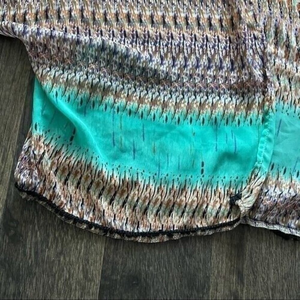 BEBE 2B Multicolor Kimono Size S - Picture 4 of 9